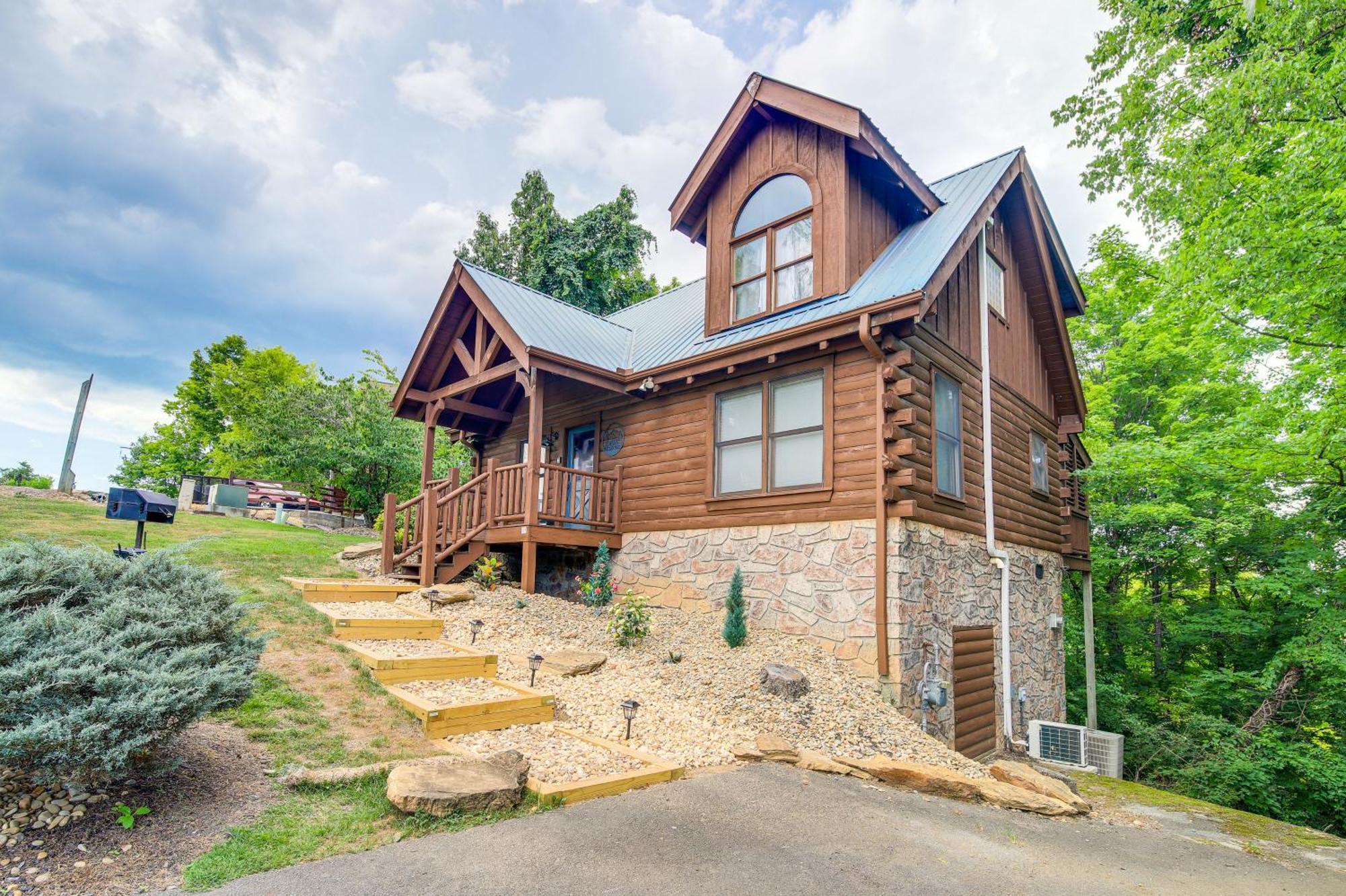 Pigeon Forge Cabin Premier Location And Hot Tub Buitenkant foto